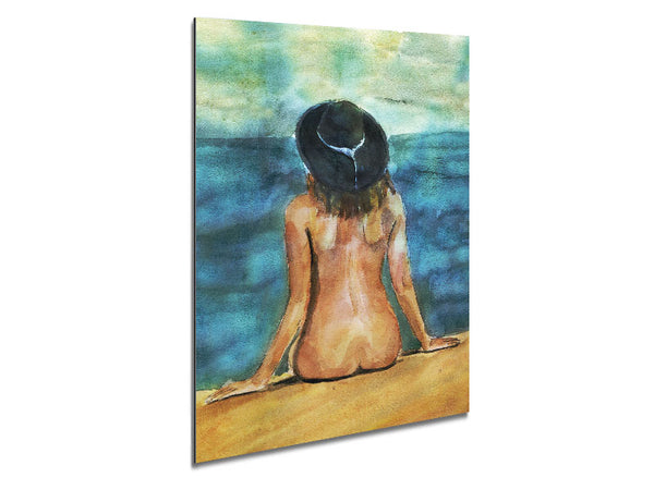 Nudist Beach Metal Print