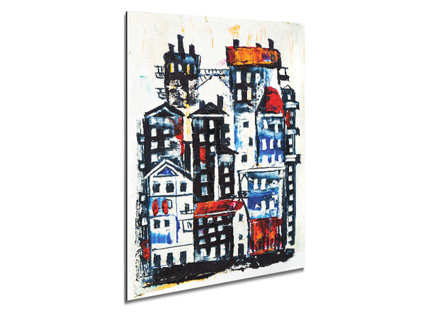 Town Houses 1 Metal Print