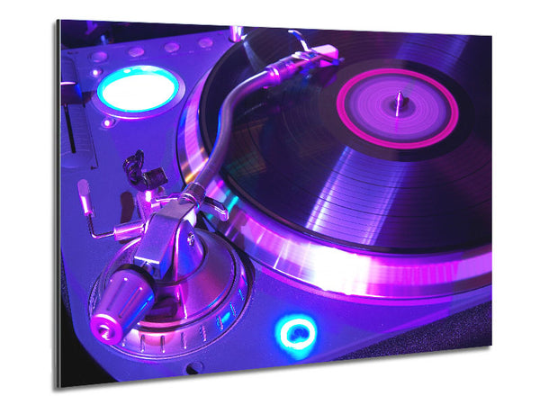 DJ Lights Metal Print