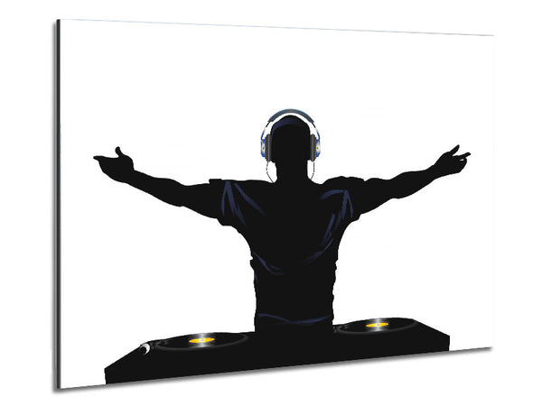 DJ Ready Metal Print