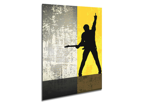 Rock God Metal Print
