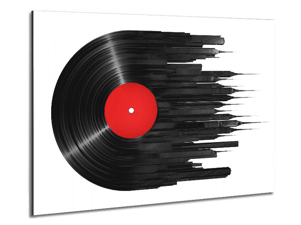 Album Music City Metal Print
