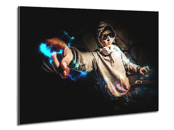 Electric DJ Metal Print