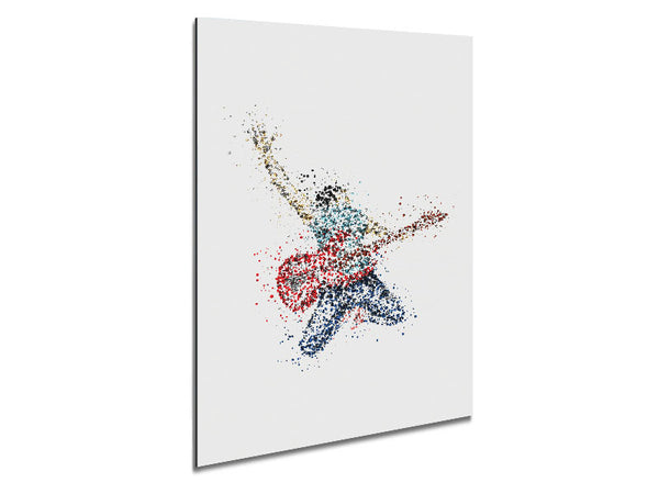 Guitar Hero Metal Print