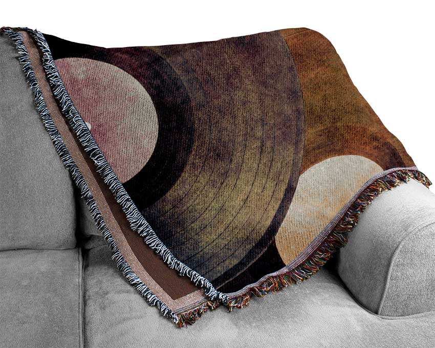 Retro Albums Woven Blanket