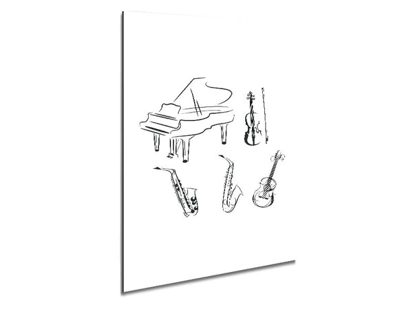 Instruments Ready Metal Print