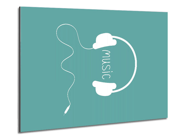 Music Between The Ears Metal Print