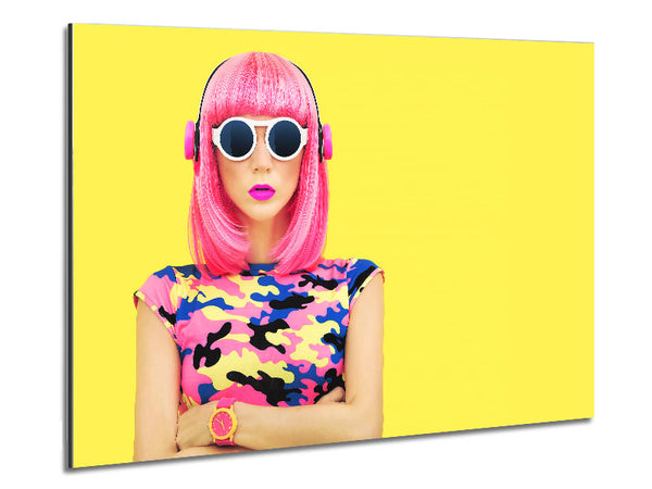 Loving The Tunes Metal Print