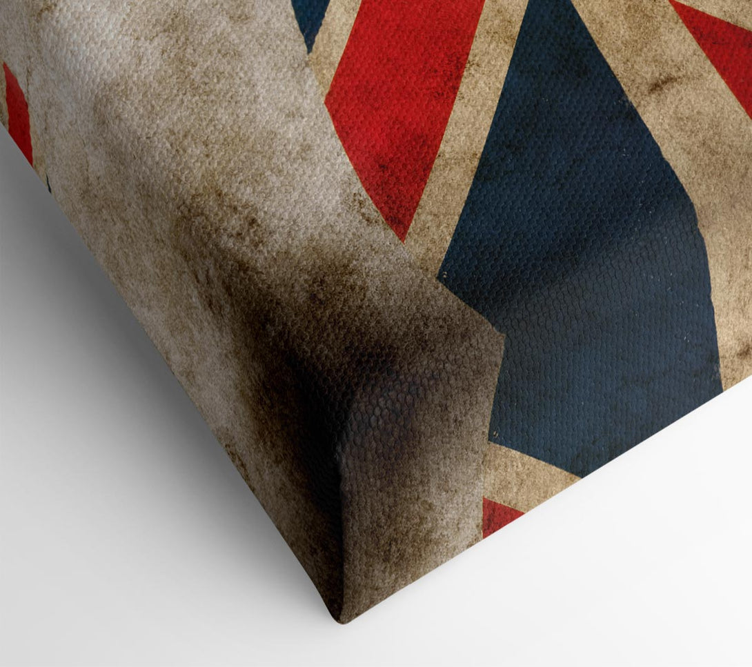  A Canvas Print of British Retro Guitar 1 Canvas Print