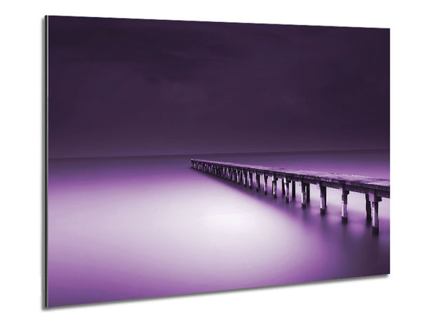 Purple Calm Metal Print