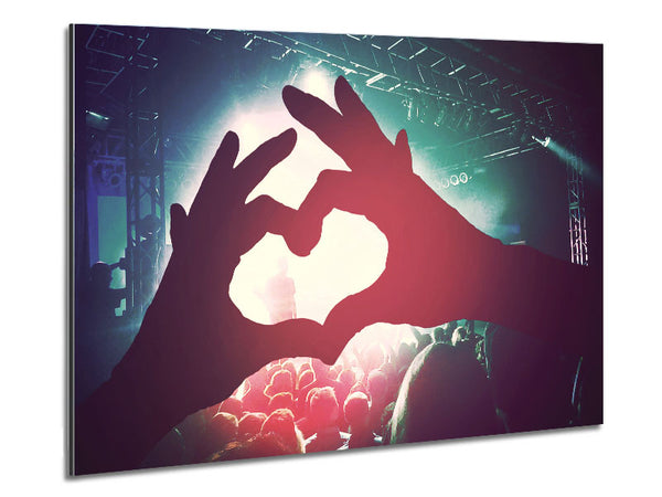 Love That Rock God Metal Print