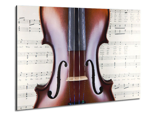 Violin Splendor Metal Print