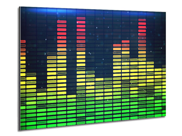 Equalizer Power Metal Print