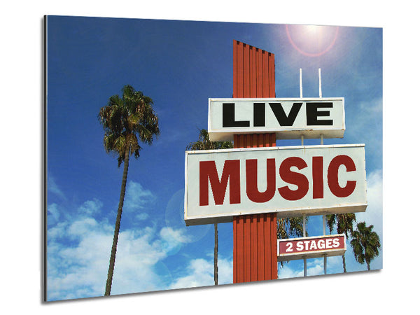 Live Music Venue Metal Print