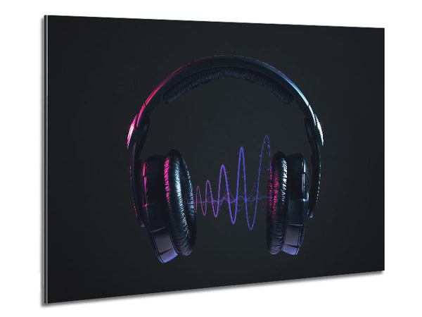 Vibration Metal Print