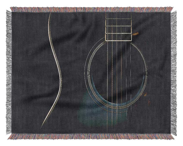 Gibson Acoustic Guitar Woven Blanket