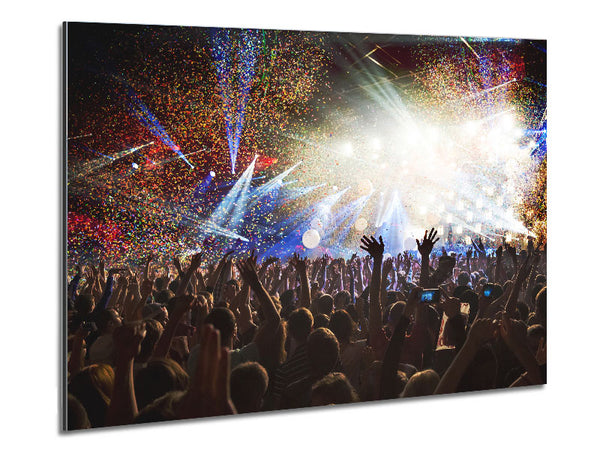 As The Crowd Goes Wild Metal Print