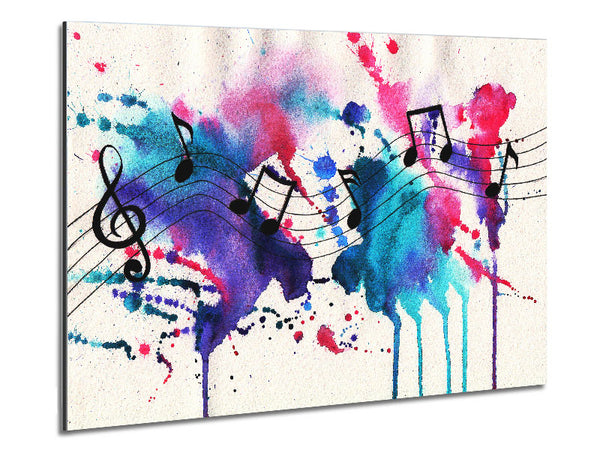 Musical Notes 1 Metal Print