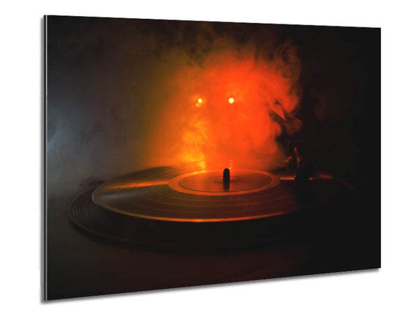 DJ Smoking Metal Print