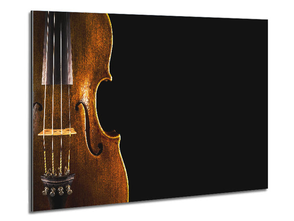 Double Bass Metal Print