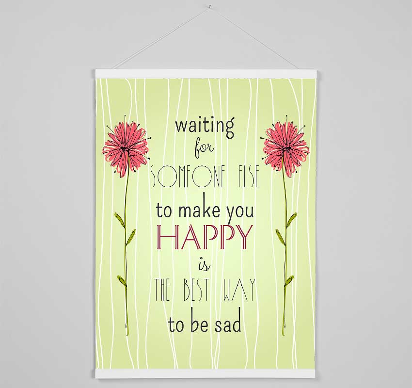 Waiting For Someone Else Hanging Poster - Wallart-Direct UK