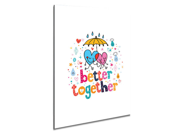 Better Together Metal Print