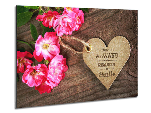 Reason To Smile Metal Print
