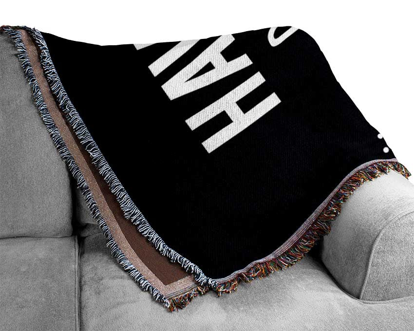 Have Big Dreams Woven Blanket