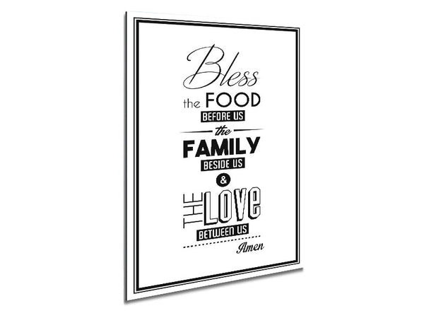 Bless The Food Before Us 2 Metal Print