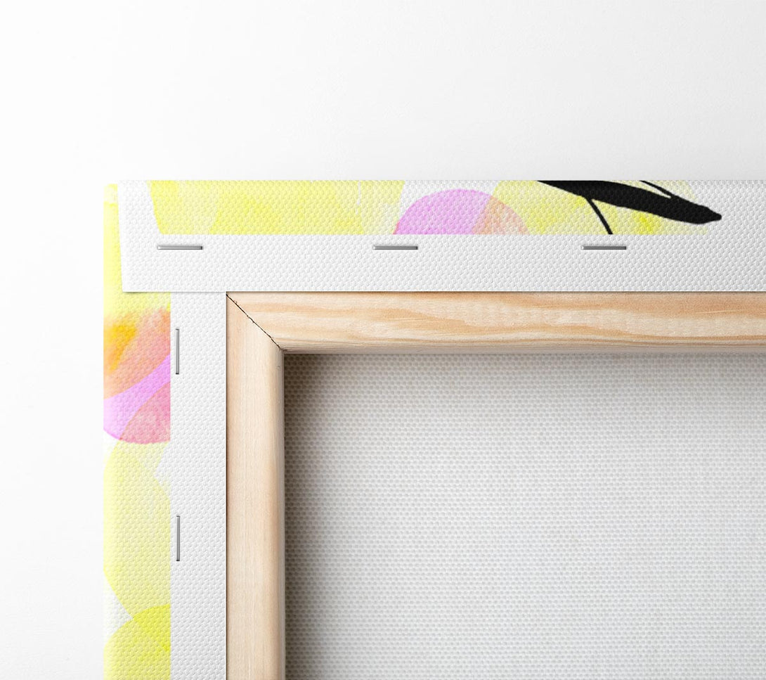  A Canvas Print of Be Happy 2 Canvas Wall Art