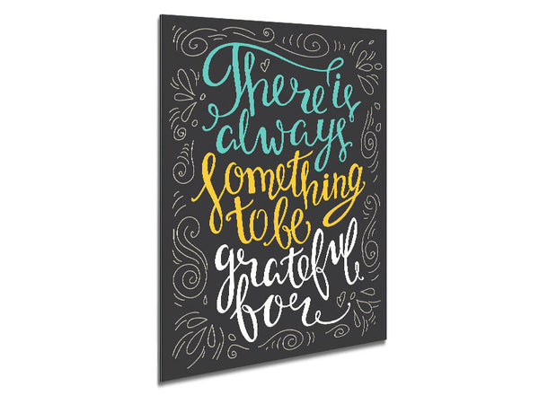 Greatful For Metal Print
