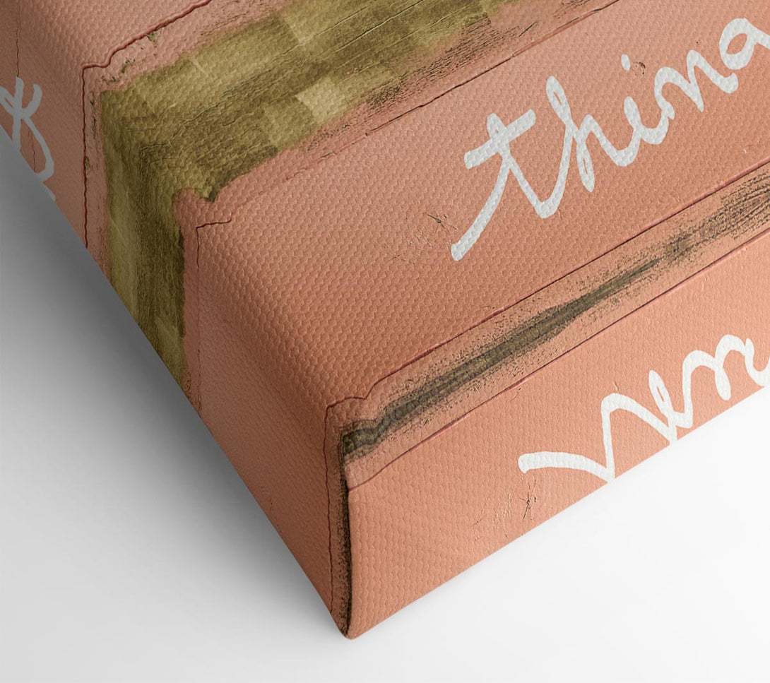  A Canvas Print of Enjoy The Little Things 3 Canvas Wall Art