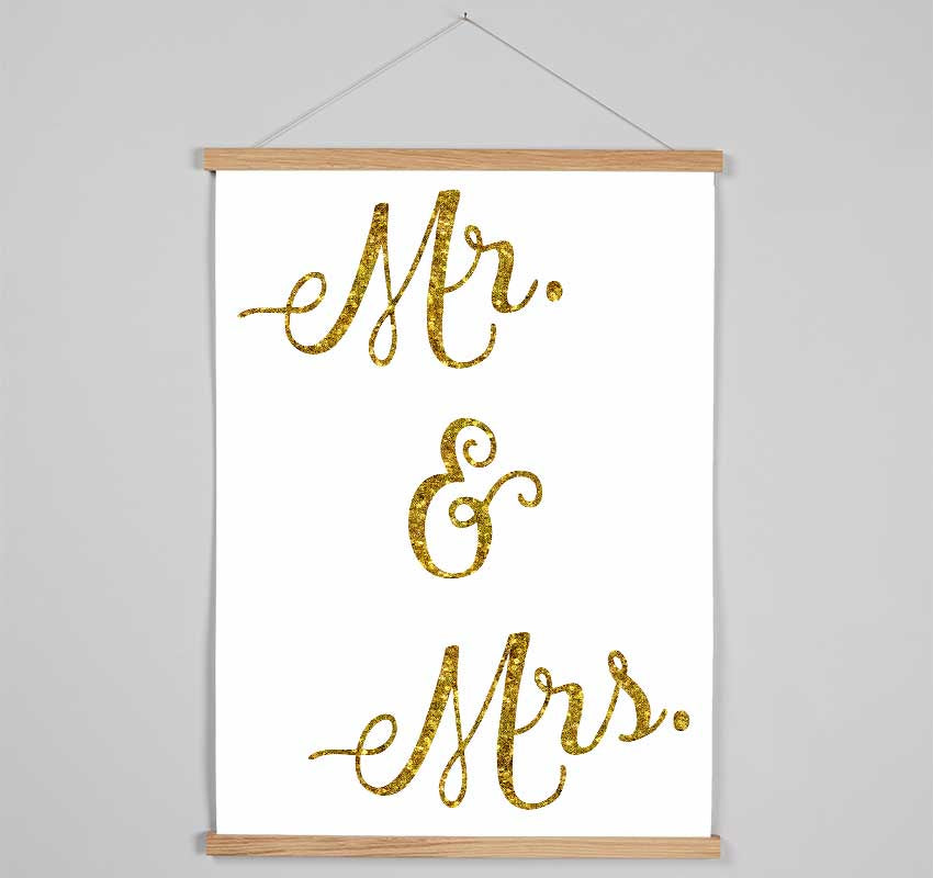 Mr and Mrs Hanging Poster - Wallart-Direct UK