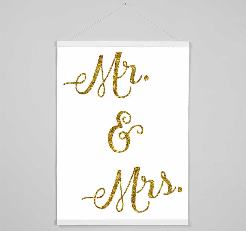 Mr and Mrs Hanging Poster - Wallart-Direct UK