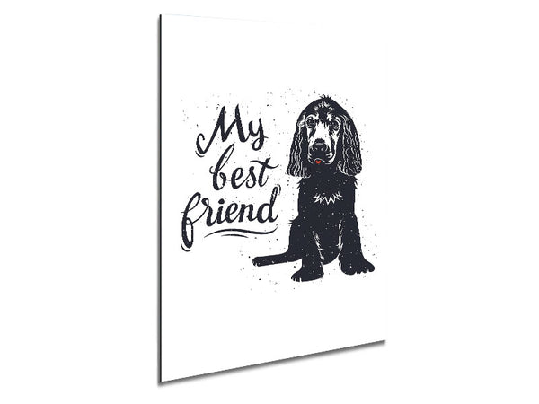 My Best Friend Dog Metal Print