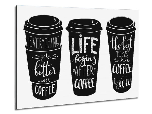 Coffee Love 1 Metal Print