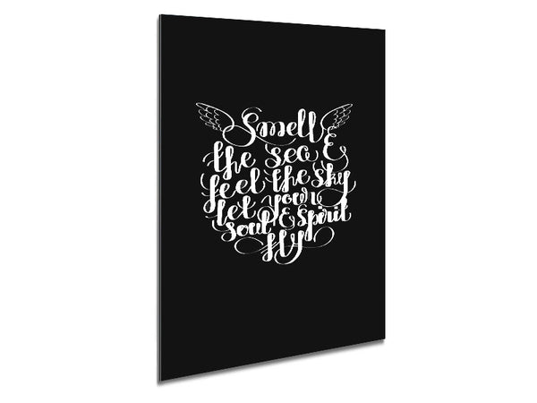 Smell The Sea And Smell The Sky Metal Print
