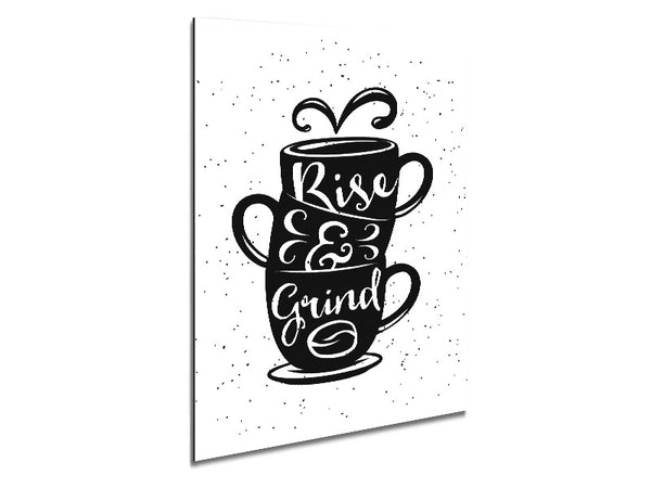 Rise and Grind Metal Print