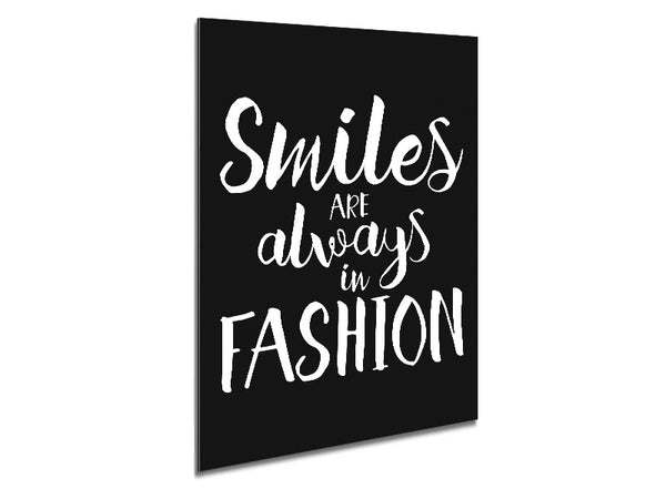 Smiles Are Always In Fashion 3 Metal Print