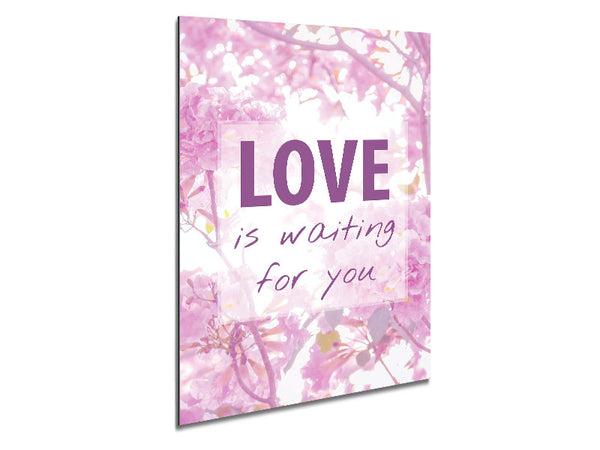 Love Is Waiting For You Metal Print