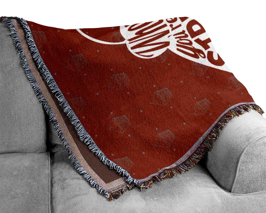 Stressed Spelled Backwards Desserts Woven Blanket