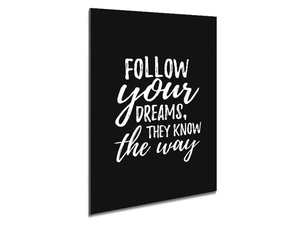 Follow Your Dreams 2 Metal Print