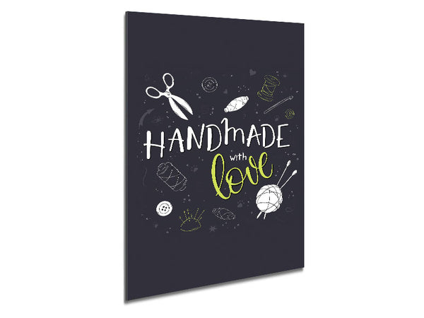 Handmade With Love Metal Print