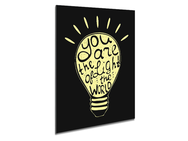 You Are The Light Metal Print