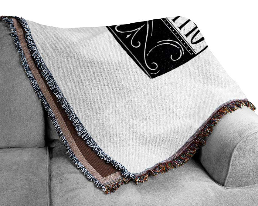 Oh Look It's Wine O'Clock Woven Blanket
