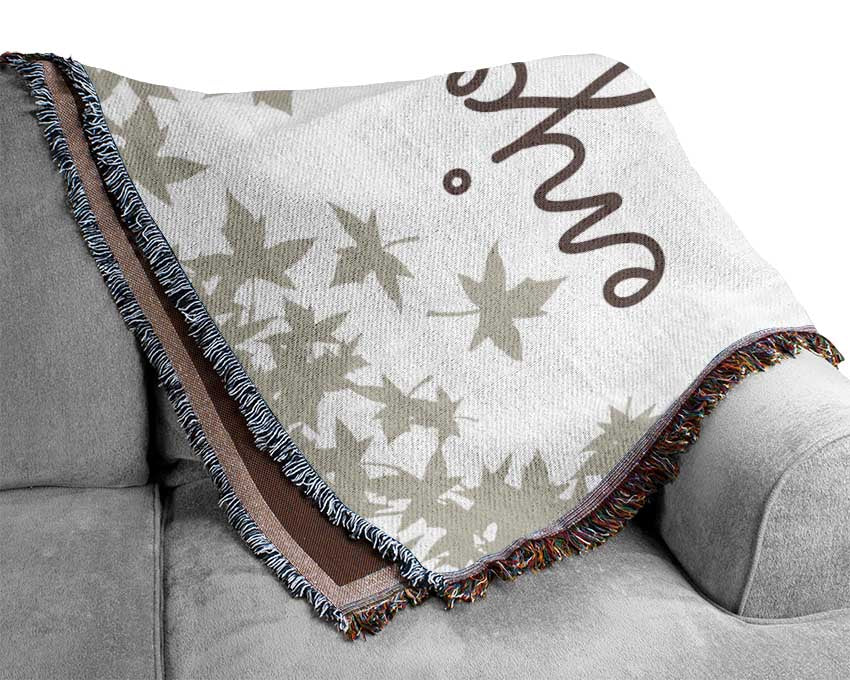 Enjoy The Little Things 5 Woven Blanket