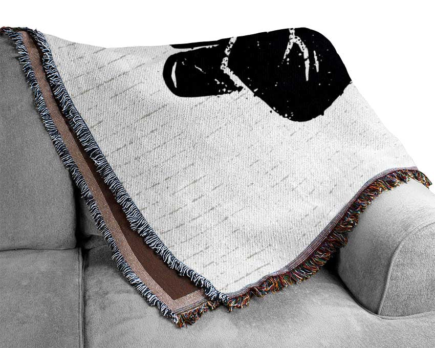 Never Give Up 2 Woven Blanket