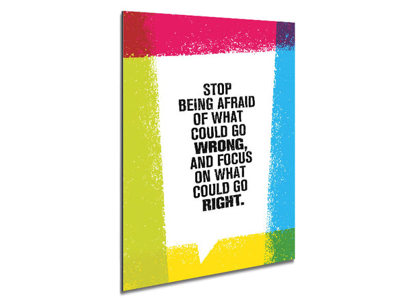 Focus On What Could Be Right Metal Print