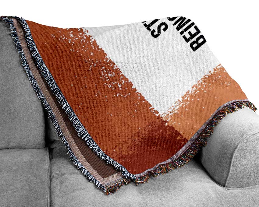 Focus On What Could Be Right Woven Blanket