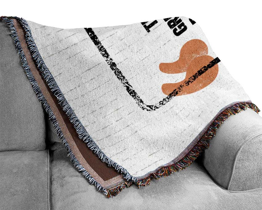 The Greatest Pleasure In Life 4 Woven Blanket